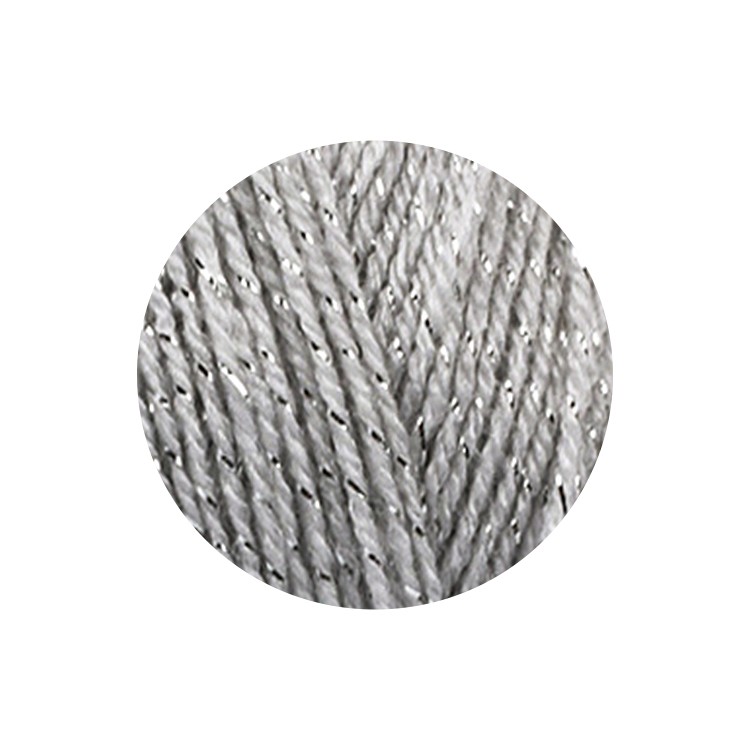 Пряжа ALIZE Sal simli (Сал сим) (21), светло-серый, 5 шт. по 100 г — картинка 2