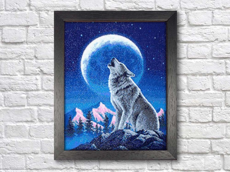 Алмазная вышивка «Лунный страж» — картинка 3