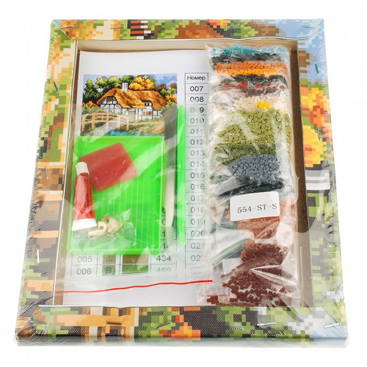 Алмазная вышивка «Село» — картинка 3