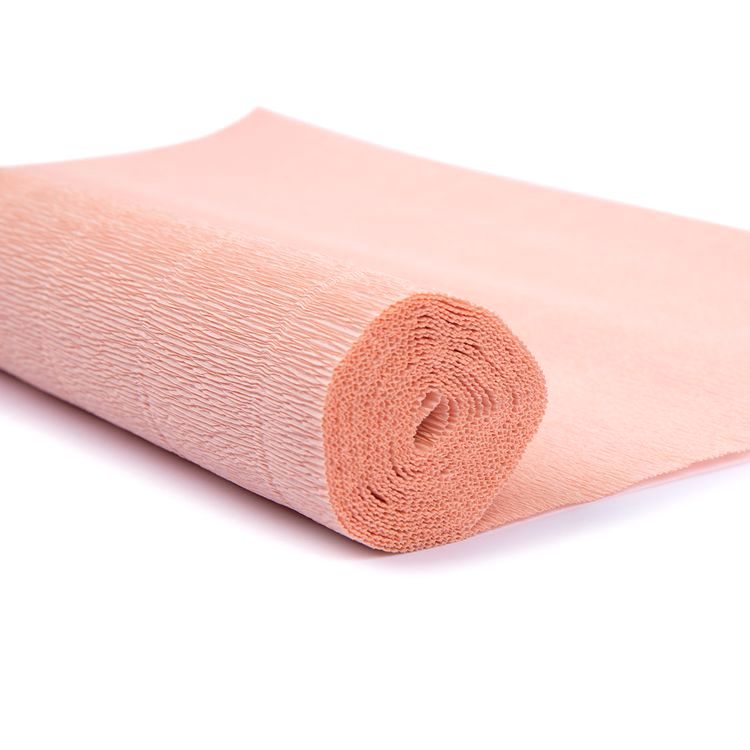 Гофрированная бумага 50х250 cм, 180 г/м2, цвет: 17A2 персиковый светлый, Blumentag — картинка 2