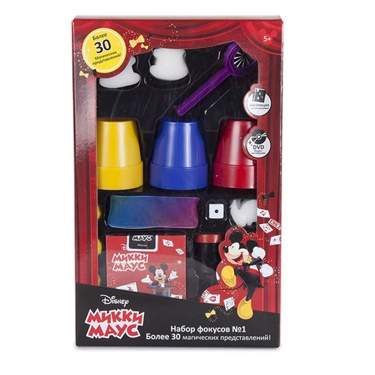 Набор фокусов №1 Disney «Mickey Mouse» 30 фокусов