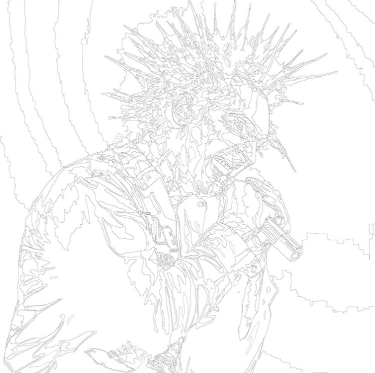 Картина по номерам «КиШ Король и Шут: Михаил Горшенев 2» — картинка 3