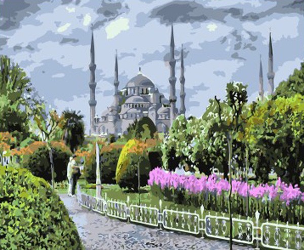 Картина по номерам «Голубая мечеть»