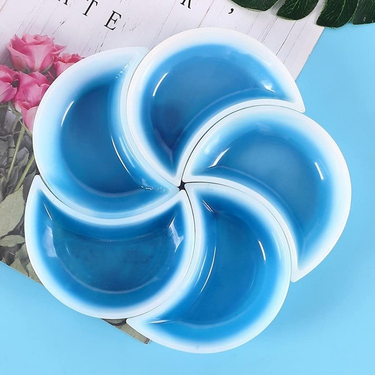 Силиконовый молд - Блюдо Луна, 11,7х7см — картинка 5