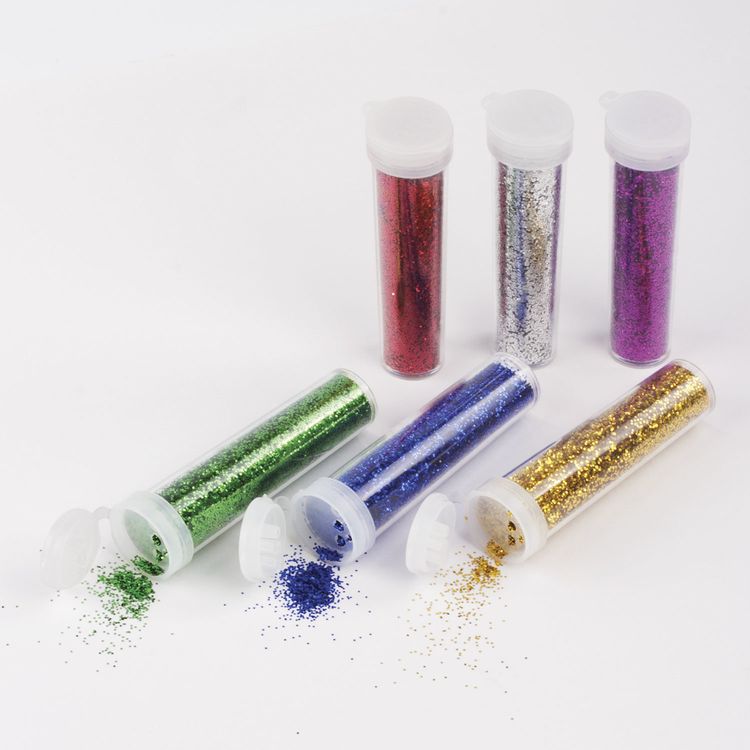 Блестки (глиттер), 6 цветов по 6,5 грамм, Остров Сокровищ — картинка 3