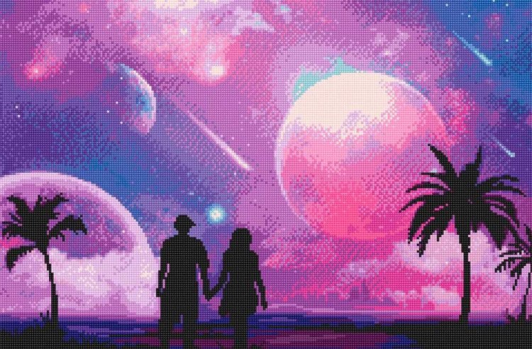 Алмазная вышивка «Звездопад» — картинка 2