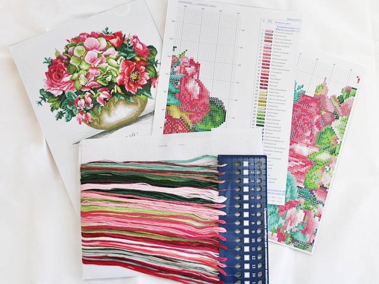 Набор для вышивания «Нежный букет» — картинка 4