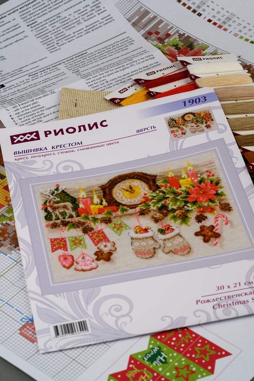 Набор для вышивания «Рождественская полка» — картинка 2