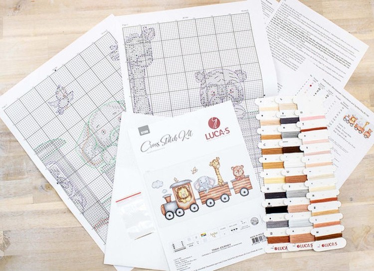 Набор для вышивания «Путешествие на паровозике» — картинка 5