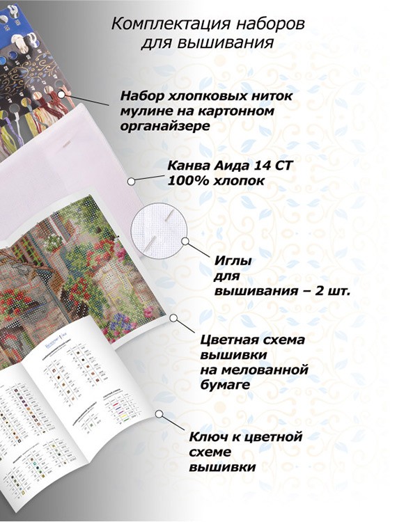 Набор для вышивания «Ангел с тортиком» — картинка 5