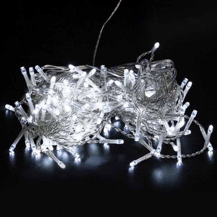 Электрогирлянда уличная «Бахрома»,180 LED, 6х0,5 м, цвет: холодный белый — картинка 3