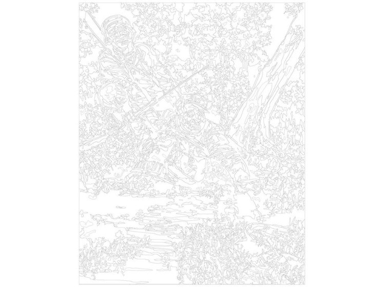 Картина по номерам «Весёлая охота» — картинка 3