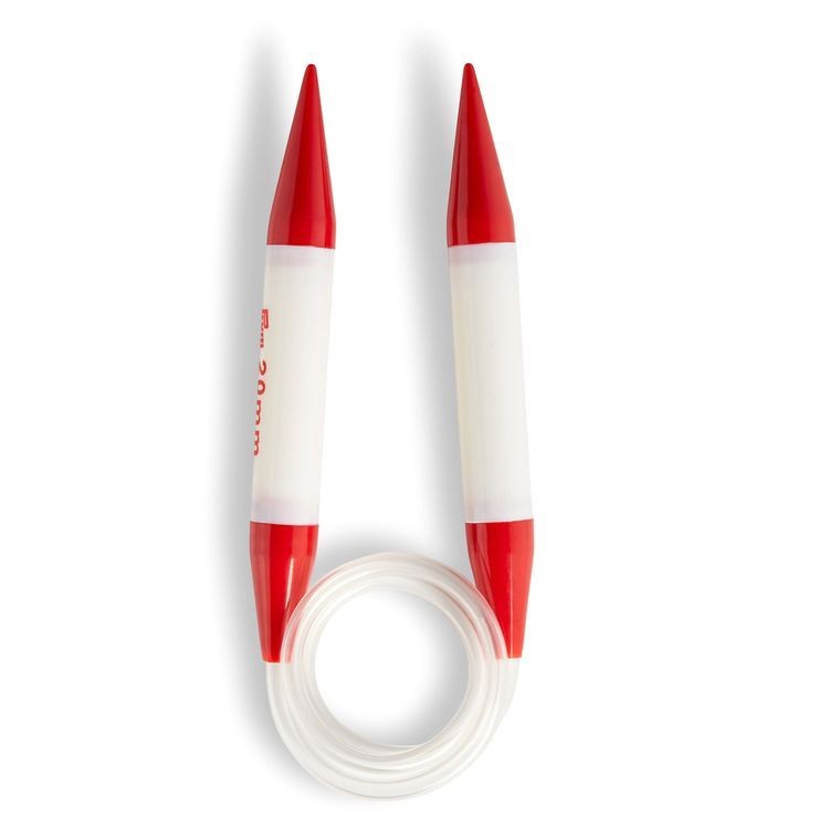 Спицы круговые, пластик, 20 мм, 80 см, PRYM — картинка 2