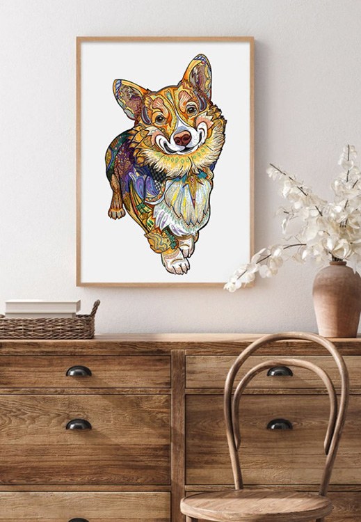 Деревянные пазлы «Веселый Корги S», Woodbests — картинка 9