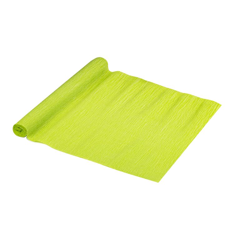 Бумага гофрированная (креповая), 110 г/м2, светло-зеленая, 50х250 см, ОСТРОВ СОКРОВИЩ — картинка 2