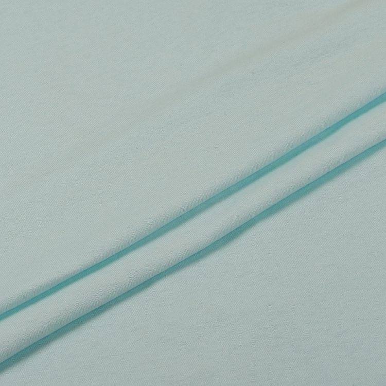 Ткань трикотаж Кулирка хлопок, 6 м, ширина 100+100 см, 145 г/м2, цвет: голубой, TBY — картинка 3