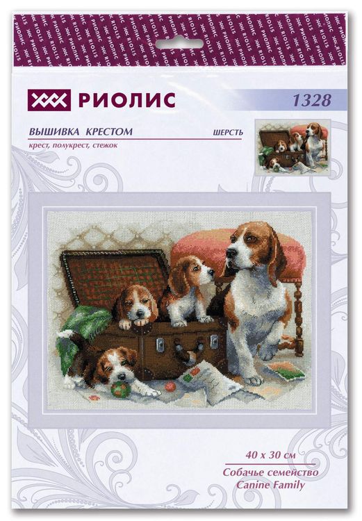 Набор для вышивания «Собачье семейство» — картинка 5