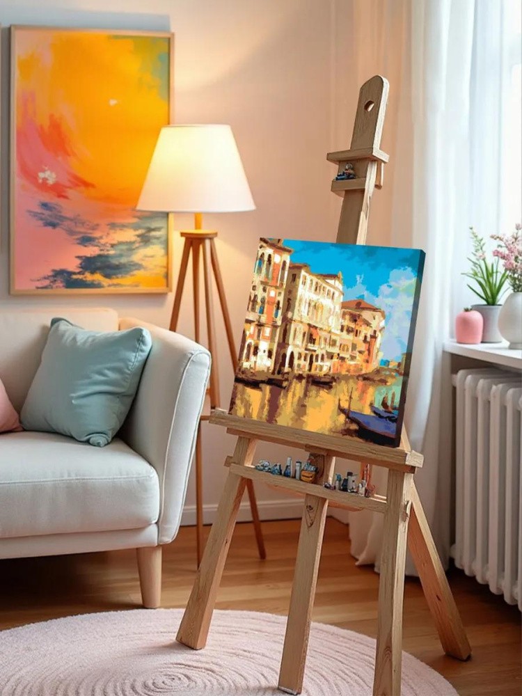 Картина по номерам «Венецианский канал» — картинка 9