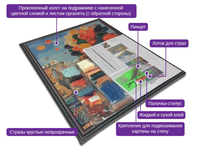 Алмазная вышивка «Леопард» — картинка 3