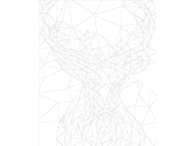 Картина по номерам «Фигурный олень» — картинка 3