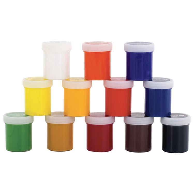 Гуашь художественная Brauberg ART CLASSIC, набор 12 цветов в баночках по 40 мл — картинка 3