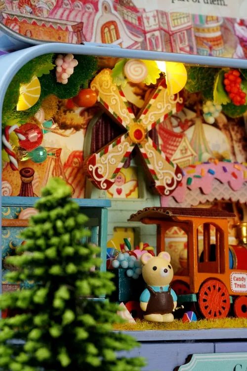 Сборная модель (румбокс) в шкатулке «Конфетное приключение» — картинка 10