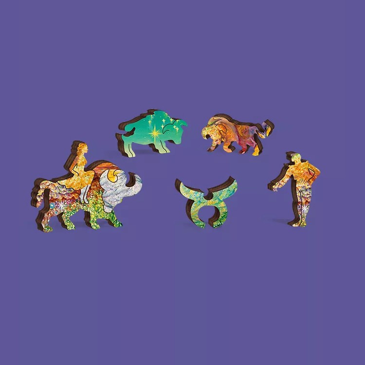 Деревянные пазлы DAVICI «Знак зодиака. Телец» — картинка 4