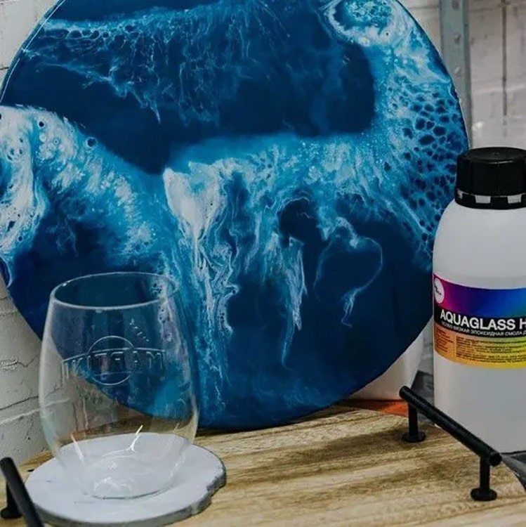 Набор для рисования эпоксидной смолой в технике ResinART Море 2.0, RU-SMOLA — картинка 9