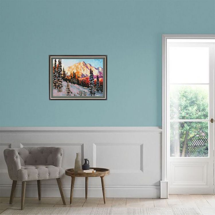 Алмазная вышивка «Горные склоны» — картинка 5