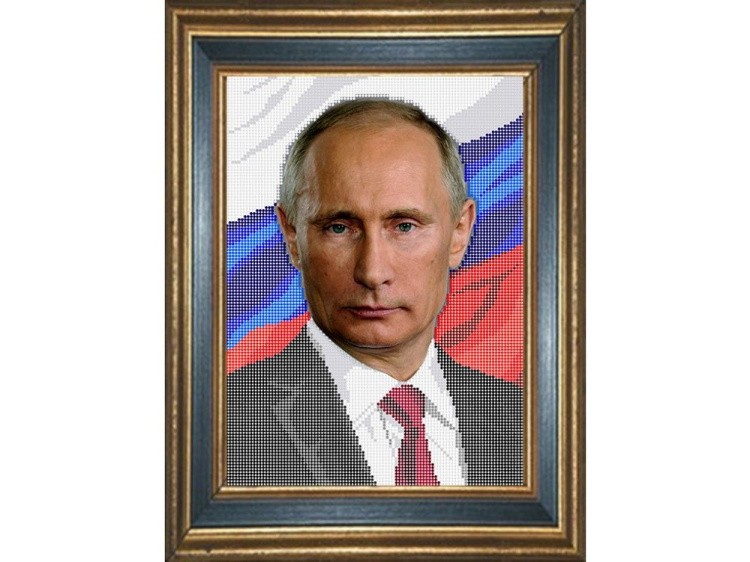 Рисунок на ткани «Путин В.В.»