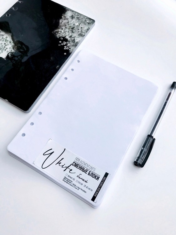 Сменный блок, White Clear, 40 листов А5 — картинка 2