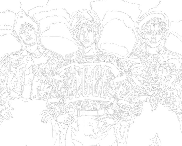 Картина по номерам «Stray Kids Стрей Кидс KPOP кпоп 40x50» — картинка 3