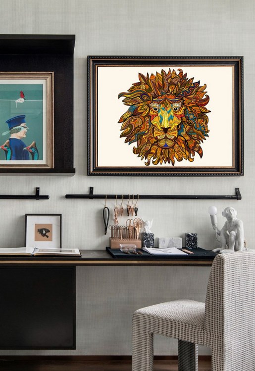 Деревянные пазлы «Царь Зверей S», Woodbests — картинка 8