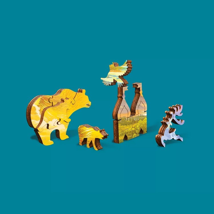 Деревянные пазлы DAVICI «Пробуждение» — картинка 4