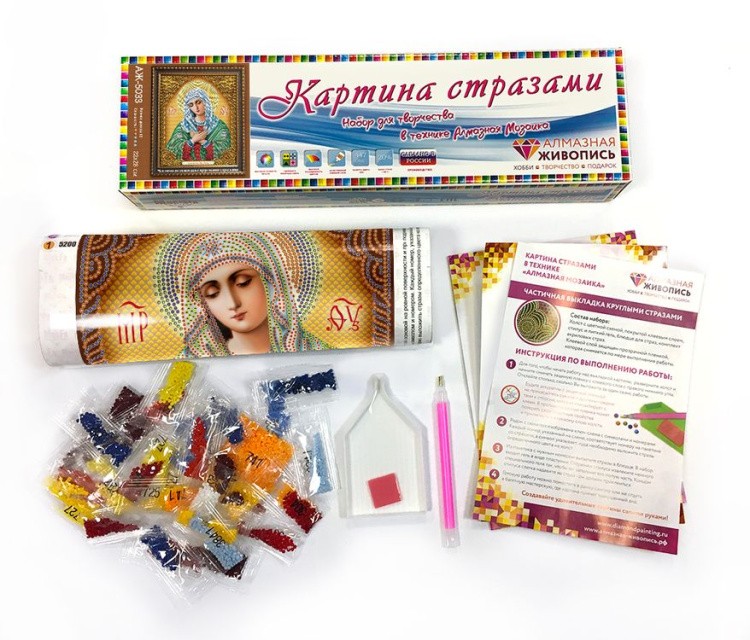 Алмазная вышивка «Икона Умиление» — картинка 2