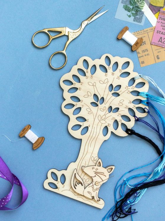 Органайзер для мулине c игольницей «Лесная история. Лисичка» — картинка 2