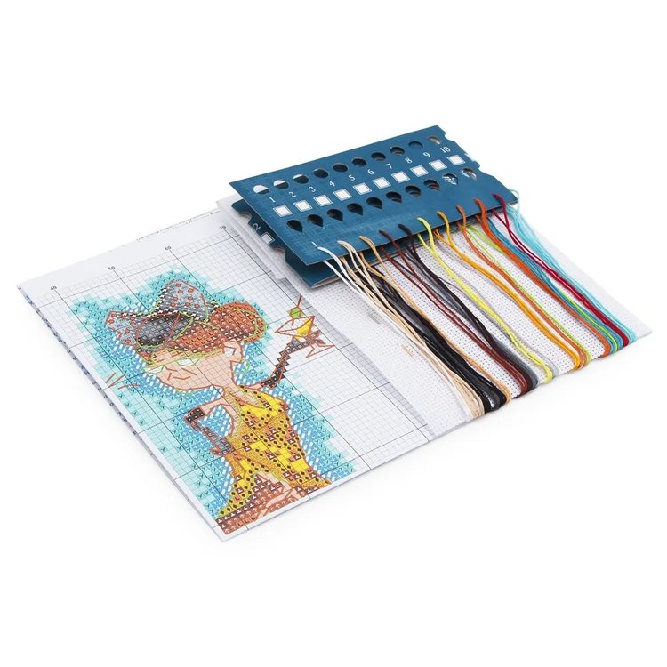 Набор для вышивания «Бабушки на вечеринке» — картинка 2