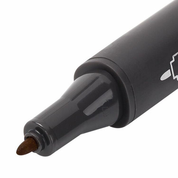 Маркер для скетчинга двусторонний 1 мм - 6 мм BRAUBERG ART CLASSIC, цвет: темно-желтая охра — картинка 4