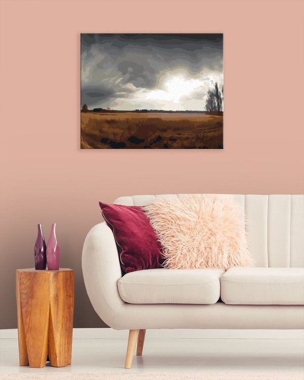 Картина по номерам «Поле после прошедшей грозы» — картинка 3