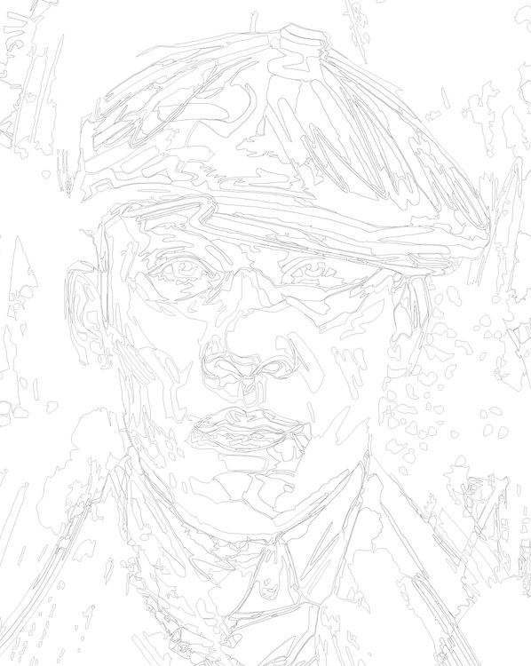 Картина по номерам «Острые козырьки: Джон Шелби 2» — картинка 3