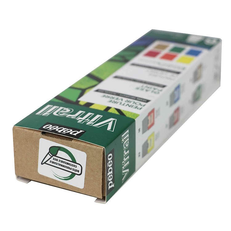 Набор красок Pebeo Vitrail «Открытие» по стеклу и металлу, 6 цв. — картинка 4