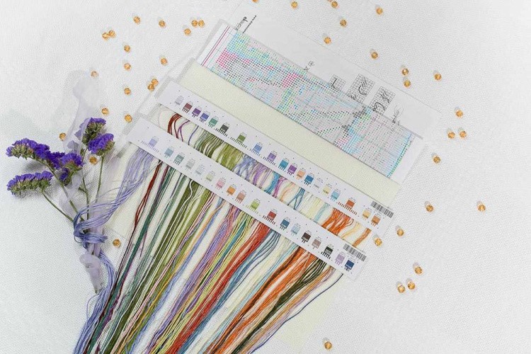 Набор для вышивания «Поле лаванды» — картинка 3