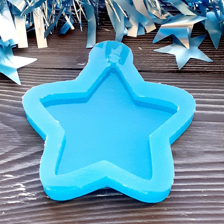 Звездочка, модель №27 - Силиконовый молд MyMold — картинка 4
