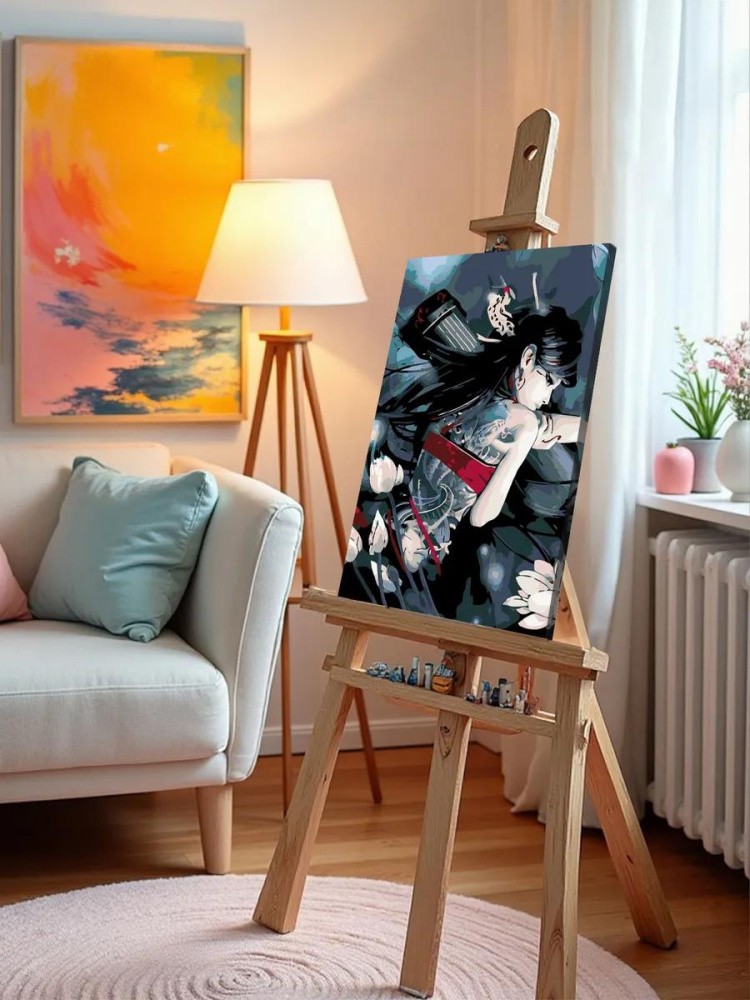 Картина по номерам «Муза» — картинка 10