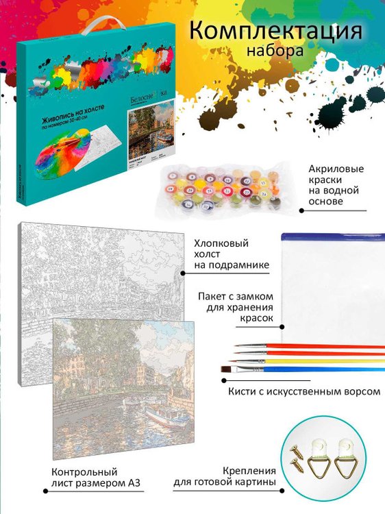 Картина по номерам «Банковский мост» — картинка 4