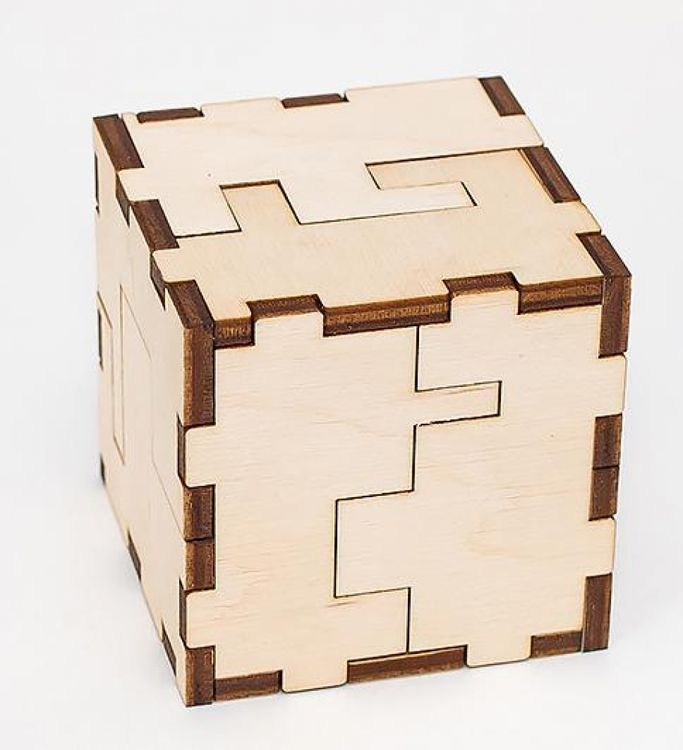 Конструктор из дерева «Cube 3D puzzle», Eco Wood Art — картинка 2