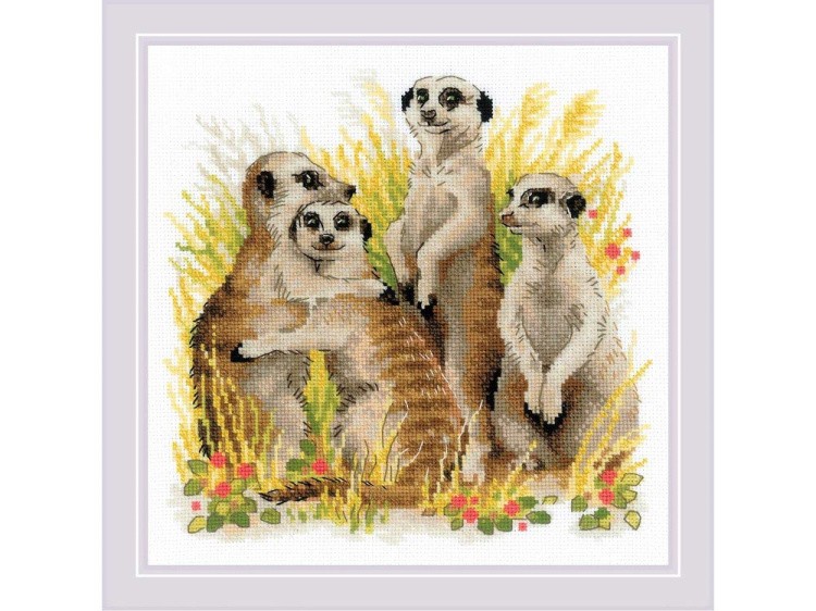 Набор для вышивания «Сурикаты» — картинка 2
