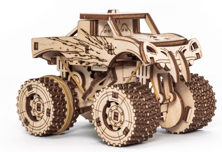 Конструктор из дерева «Набор машинок 5 в 1», Eco Wood Art — картинка 6