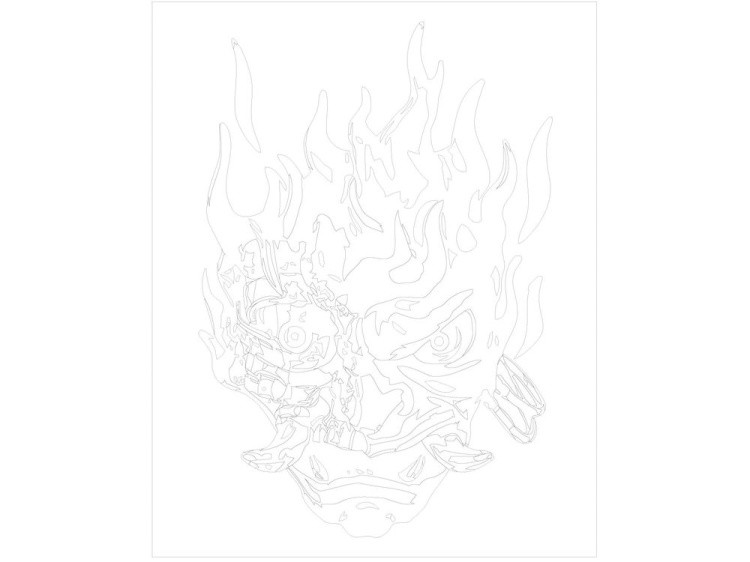 Картина по номерам «Кибердьявол» — картинка 3