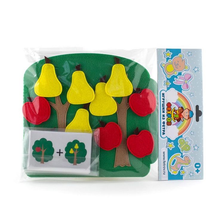 Развивающий планшет из фетра «Учим счет» — картинка 5